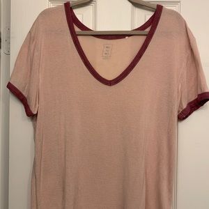V neck top